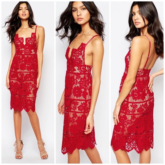 For Love And Lemons Dresses & Skirts - 💓 FLASH SALE 💓FL&L Gianna Red Dress